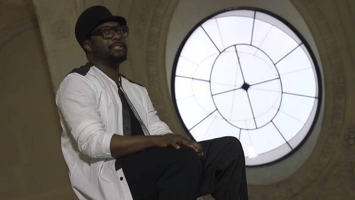 Will.i.am at The Louvre
