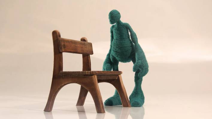 Cute Short Animation Film Featuring a Wool Character