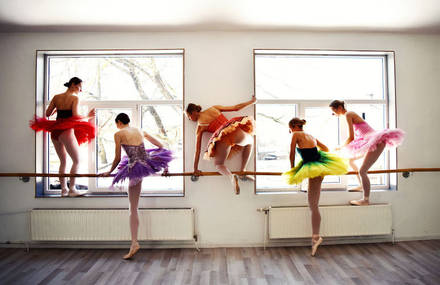 Colorful Ballet Dancers Photography