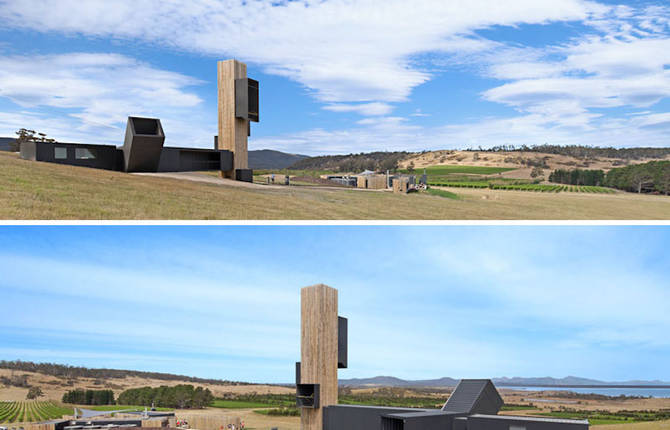Architectural Lookout Tower for an Australian Vineyard