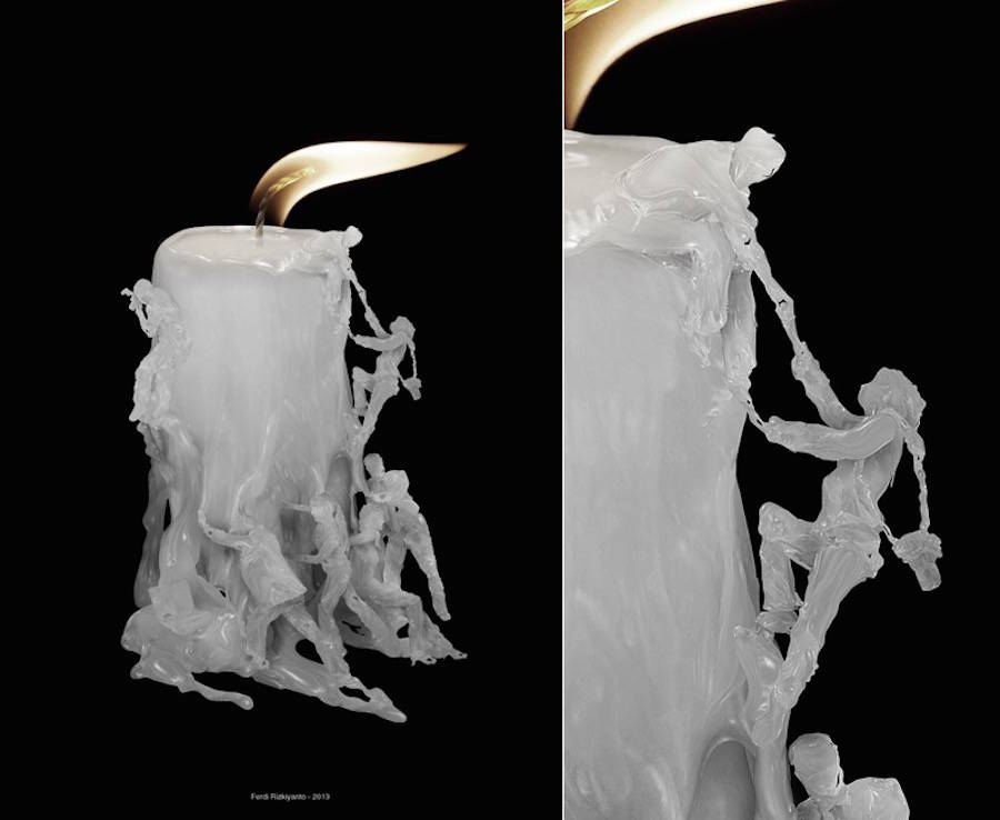 Impressive Digital Wax Sculptures Media