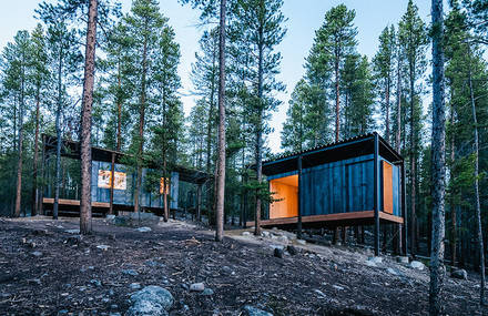 Micro Wooden Cabins in Colorado