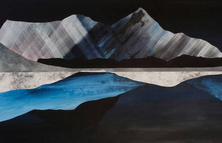 Oneiric Paintings of Mountainous Landscapes
