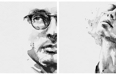 Spontaneous and Realistic Black and White Pencil Portraits