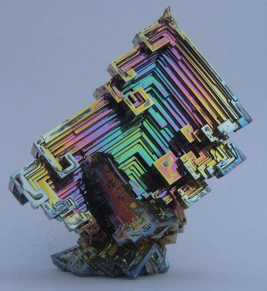 Surrealist-Multicolored-Bismuth-Crystals