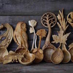 Wooden Spoons Carved in Form of Animals11