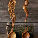 Wooden Spoons Carved in Form of Animals2