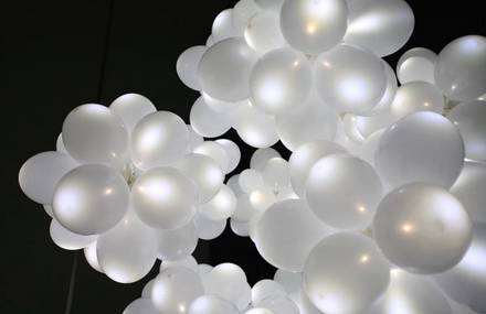 A Cloud of Illuminated Ballons