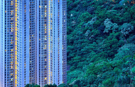 Stunning Blue Cityscapes in Hong Kong
