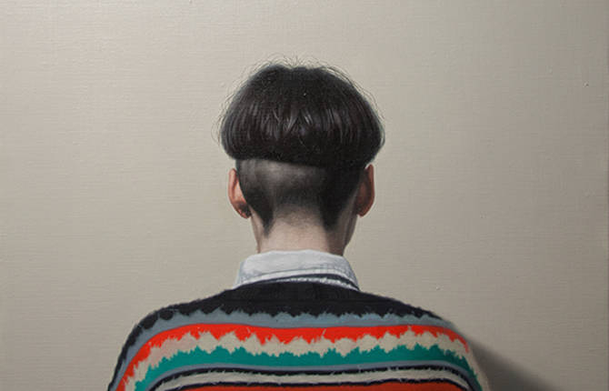 Oil Paintings Back Portraits by Daniel Coves