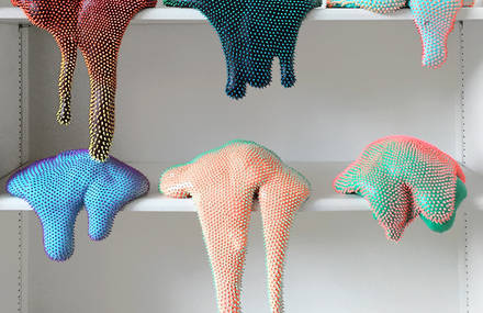 New Neon Organic Sculptures by Dan Lam