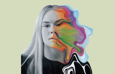 Colorful Glitch Portraits by Joshua Davidson