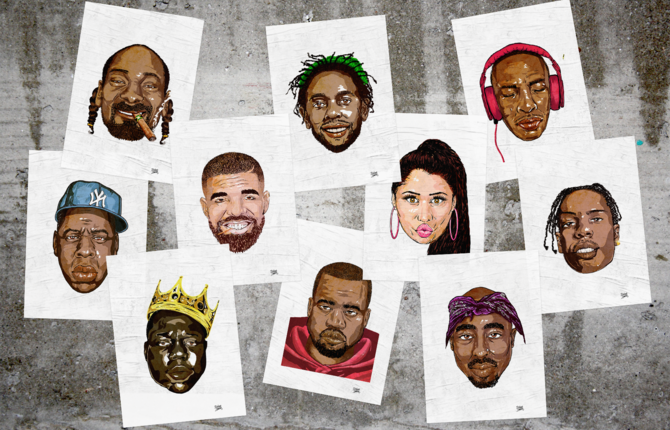 Stunning Portraits of Hip Hop Artists