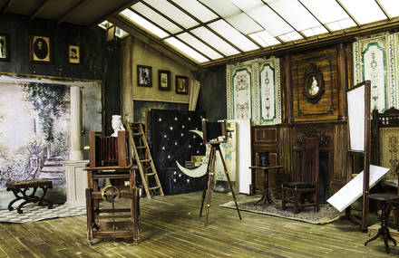 19th Century Miniature Photo Studio