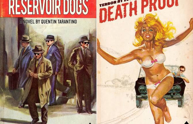 Tarantino’s Movies Revisited in Vintage Books