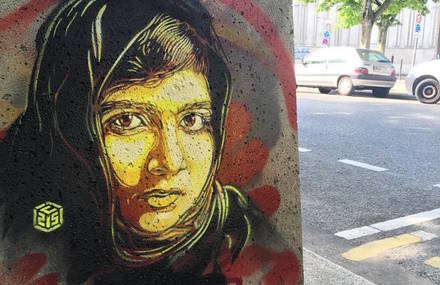 Tribute to Strong Women by C215