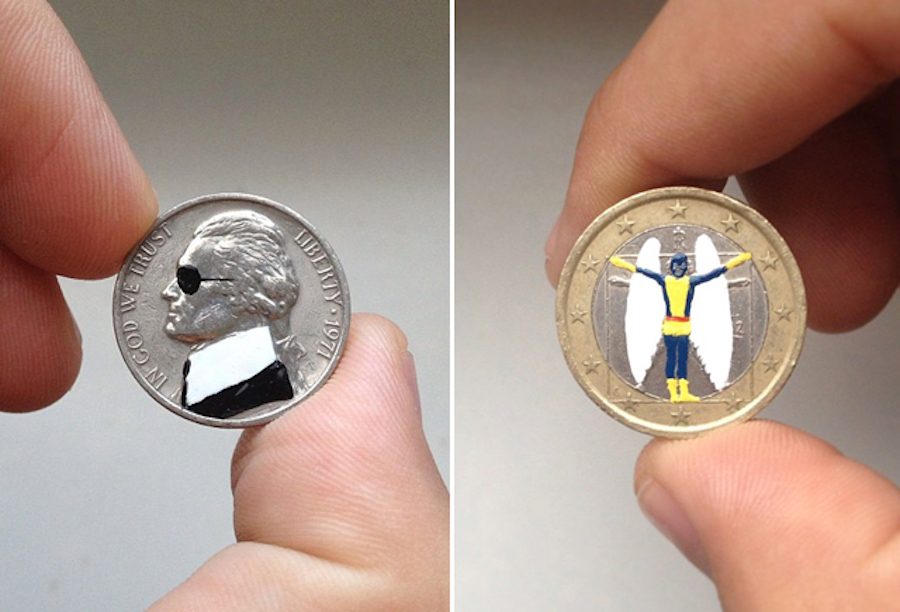 Coins Transformed in Pop Art Characters2