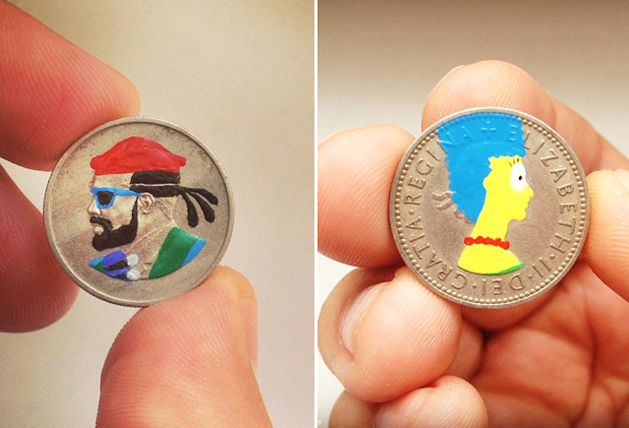Coins Transformed in Pop Art Characters8