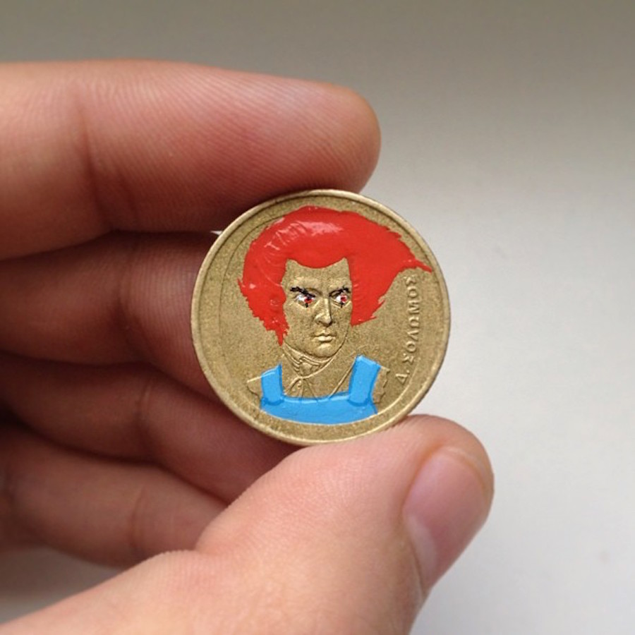 Coins Transformed in Pop Art Characters9