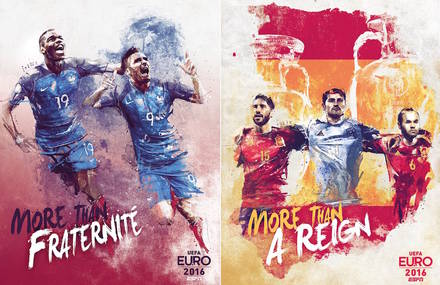Illustrations of the Euro 2016 Teams