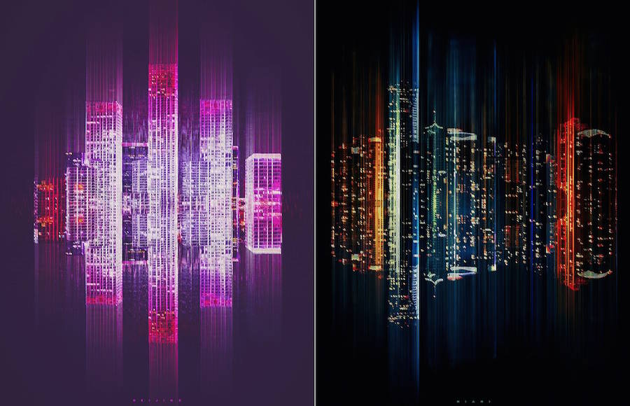 Luminous Representations of Cities Around the World
