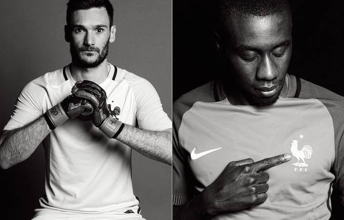 Touching Pictures of the French National Team for the Euro 2016