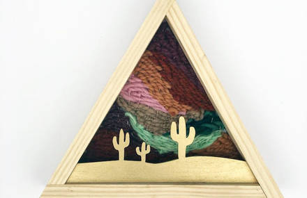 Wild Landscapes with Woven Wall Art