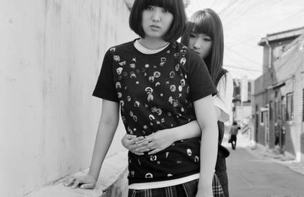 Black and White Portraits of Korean Youth