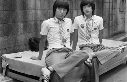 Black and White Portraits of Korean Youth
