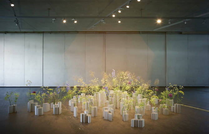 Floral Installation for Zaha Hadid by Bouroullec Brothers