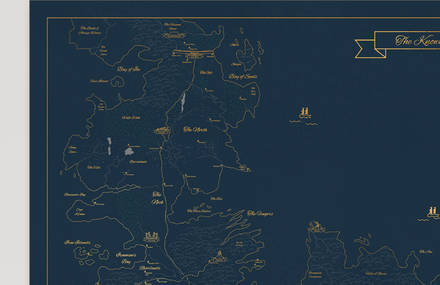 Precise Game of thrones Map by Dean Smith