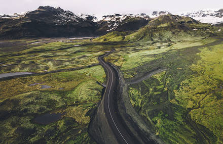 Vast & Aerial Landscapes in Iceland