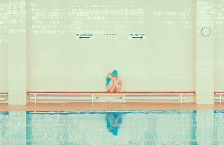 Conceptual Pictures of a Day at the Swimming Pool