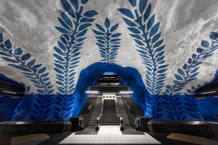 Colorful Pictures of Stockholm Subway Stations