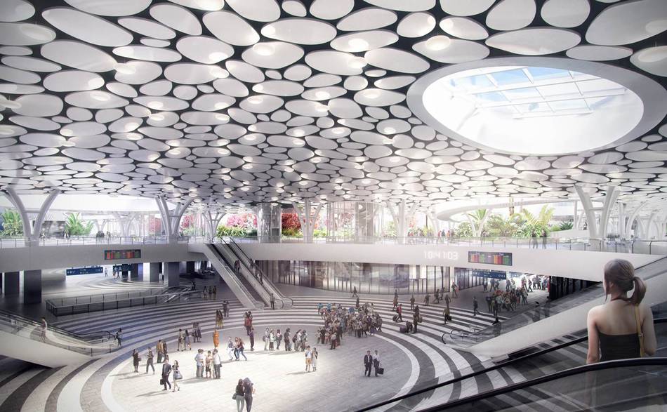 Stunning Transportation Hub Project in Taiwan Media