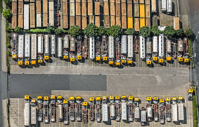 Aerial Shots of Transports and Industries