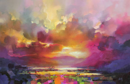 Colorful Oil Paintings of Scottish Landscapes