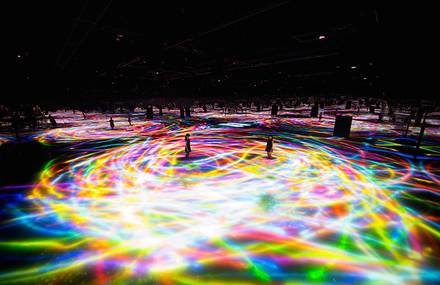 Immersive Digital Art Installation in Tokyo by Teamlab