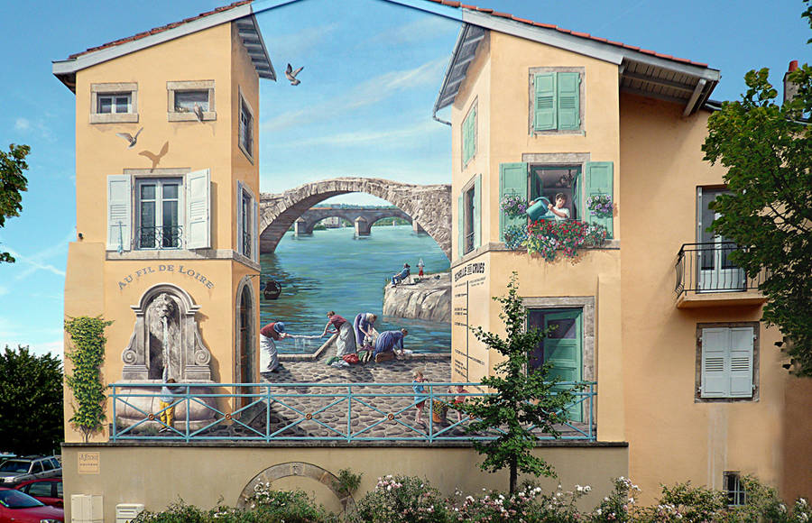 Turning Building Facades into Beautiful Trompe-L’Oeil