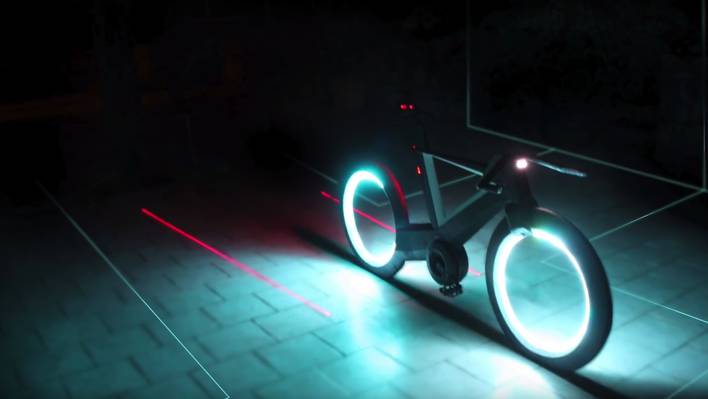 The Cyclotron Bike Inspired by Tron Legacy