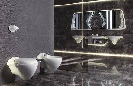 Bathroom Concept Inspired by the Water’s Motif by Zaha Hadid