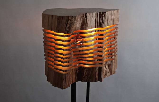 Original and Minimalist Firewood Lamps