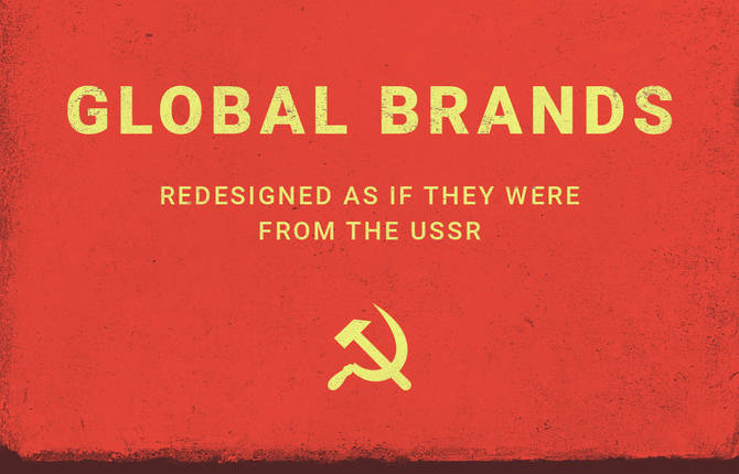 Brands Redesigned in Soviet Style