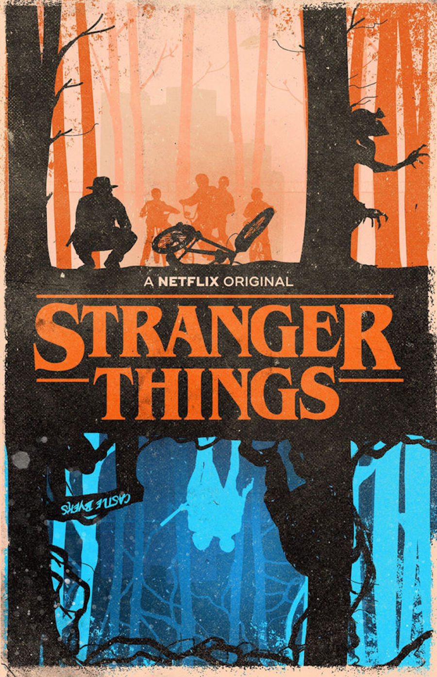 Superb Fan Art Posters of Stranger Things3