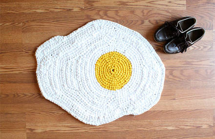 Handmade Floor Rugs with Upcycled Materials