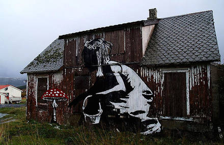 Uncluttered and Realistic Norwegian Street Art