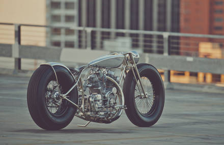 Stunning Aluminium Motorbike Masterpiece