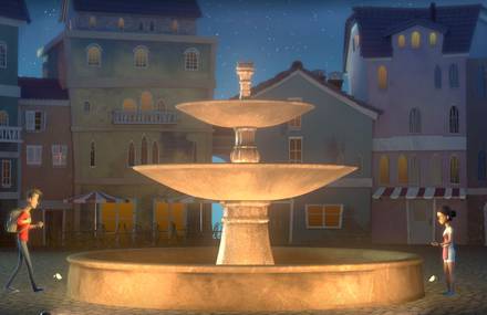 Tender Animation Imagines What Happens When You Throw a Coin into a Fountain
