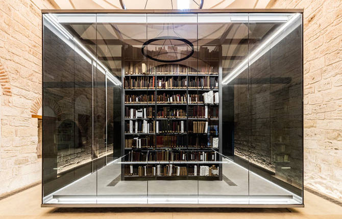 Renovated Istanbul’s Historic Library with a Rare Book Collection