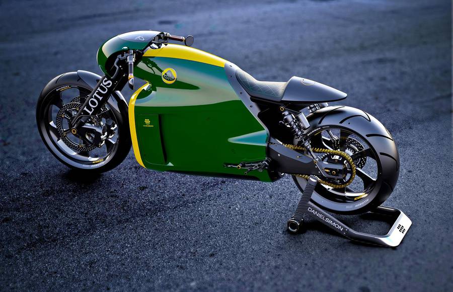 Futuristic Lotus C-01 Motorbike Sold at an Auction